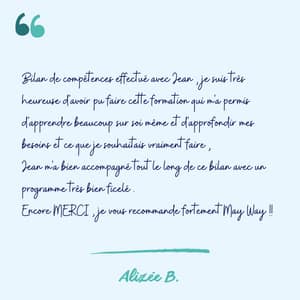 Alizee B. Bilan de competences 1